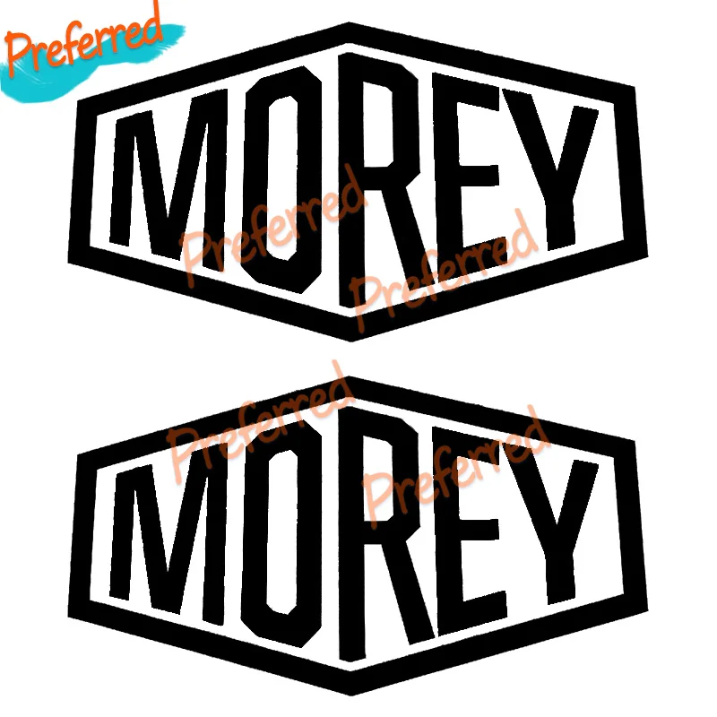 2 X Morey Boogie Board Stickers - Surfing Body Skateboarding Boogie Board Waves Customizable in Any Sticker Size -No Background