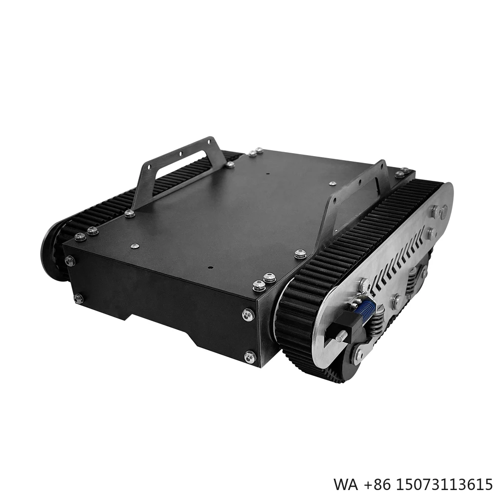 

Компактное гусеничное шасси-робот на резиновых гусеницах для различных задач, платформа для внедорожной техники