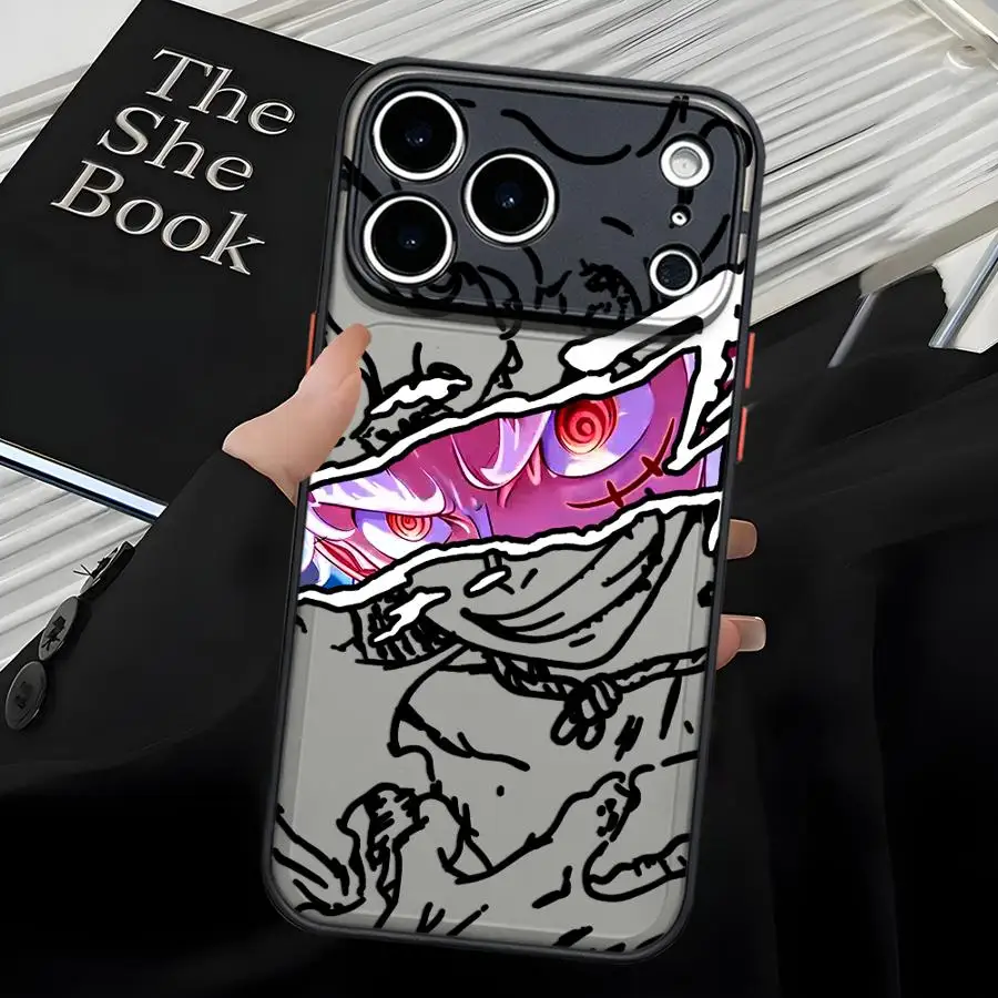 Funda Back Phone Cover Case for iPhone 17 Pro Max Air 14 15 17e 16 Plus 11 13 Mini 7 8 SE 12 XS XR One Gear 5 Luffys And Zoro view 3