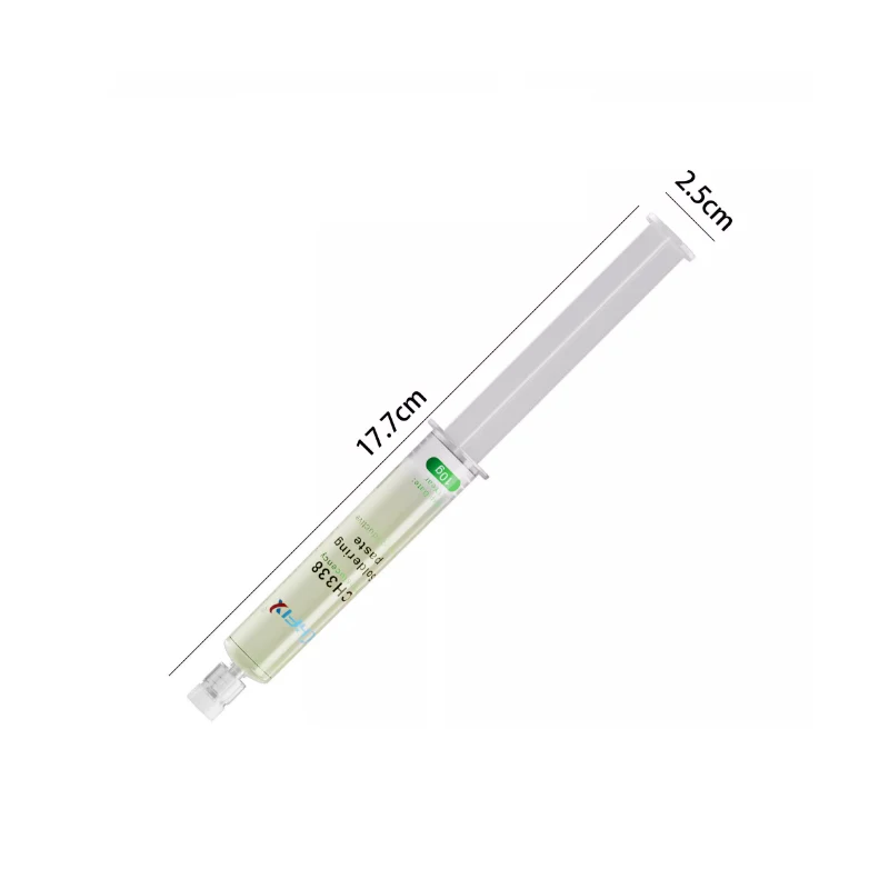 BGA solder paste lead-free and halogen-free flux no wash rosin solder paste syringe CH338 soldering oil