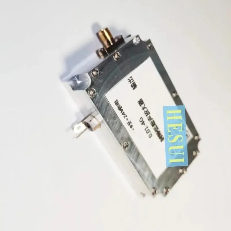 10MHz - 4GHz Amplifier RF low noise amplifier LNA module 10MHz- 4000MHz Amplifier LNA module board Power supply=9-24V  Al shell