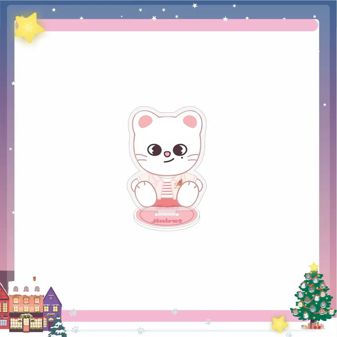 SKZOO Cartoon New Acrylic Double sided Standing Tablet Desktop Ornament Cute Star Surrounding Small Ornaments