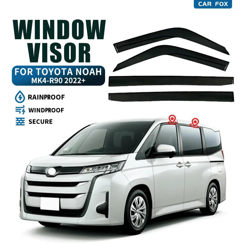 

For TOYOTA NOAH 2021-2023 Window visor Weather Shield Side Window Deflector Car windshield weather shield