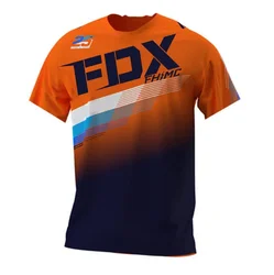 FDX FHMC cycling loose rider Jersey motorcycle DH cross country sportswear BMX MTB endurance race mountain bike breathable shirt