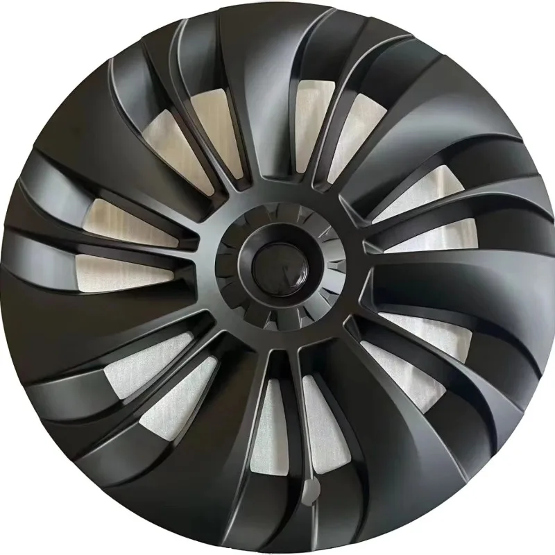 

For Tes la Wheel Caps Model Y Induction Wheel Covers 19 Inch Matte 4PCS for Gemini Wheels 2020-2024 Year
