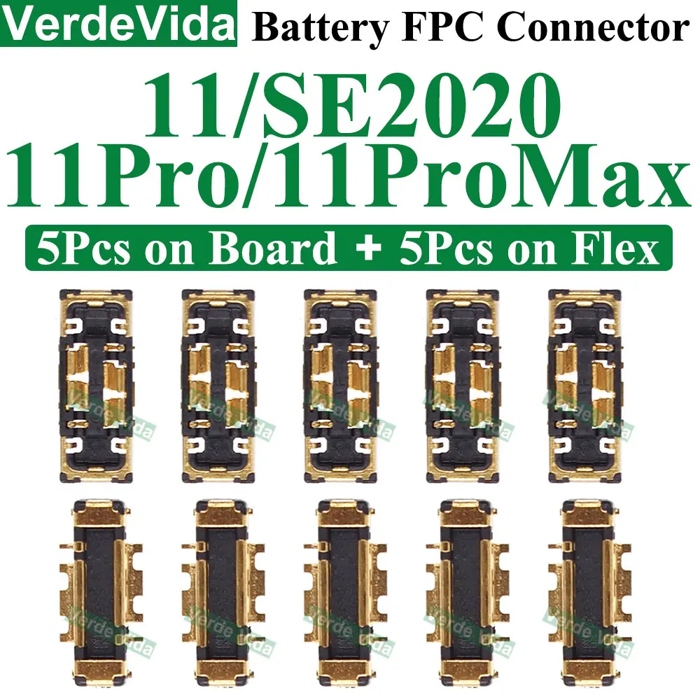 10Pcs Battery FPC Connector For iPhone 11 12 13 15 16 Pro Max 14 Plus XS XR X 16Pro 12Pro 13Pro image 6