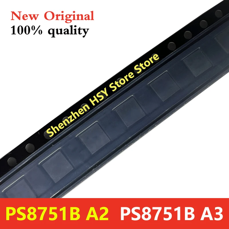 (1piece)100% New PS8751B PS8751B A2 PS8751B A3 PS8751BQFN52GTR-A2 PS8751BQFN52GTR-A3 QFN-52 Chipset