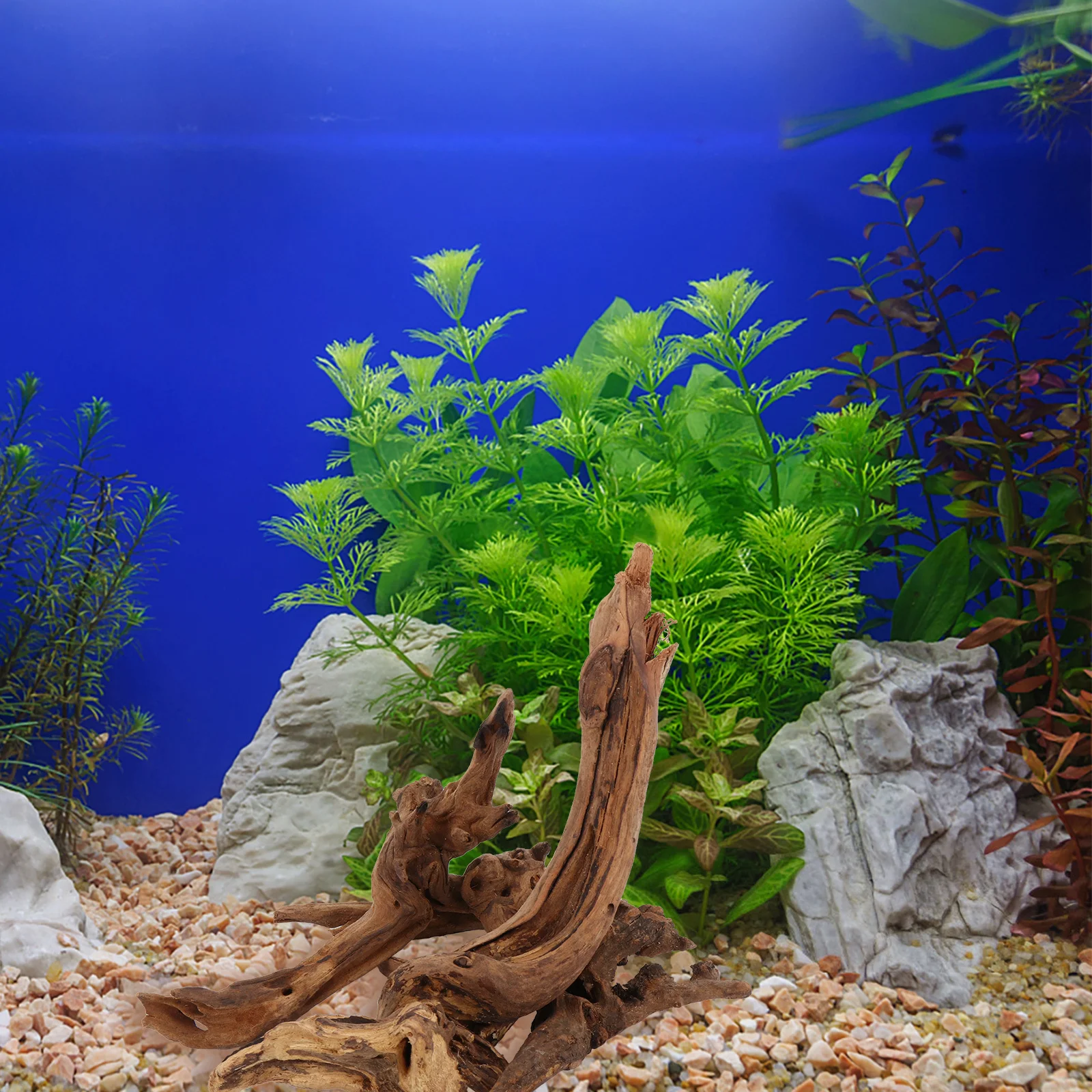 3 قطع محاكاة الجذع الديكور دائم الأرجواني الخشب حوض السمك الاصطناعي حوض للأسماك الحلي محاكاة الجذع #6