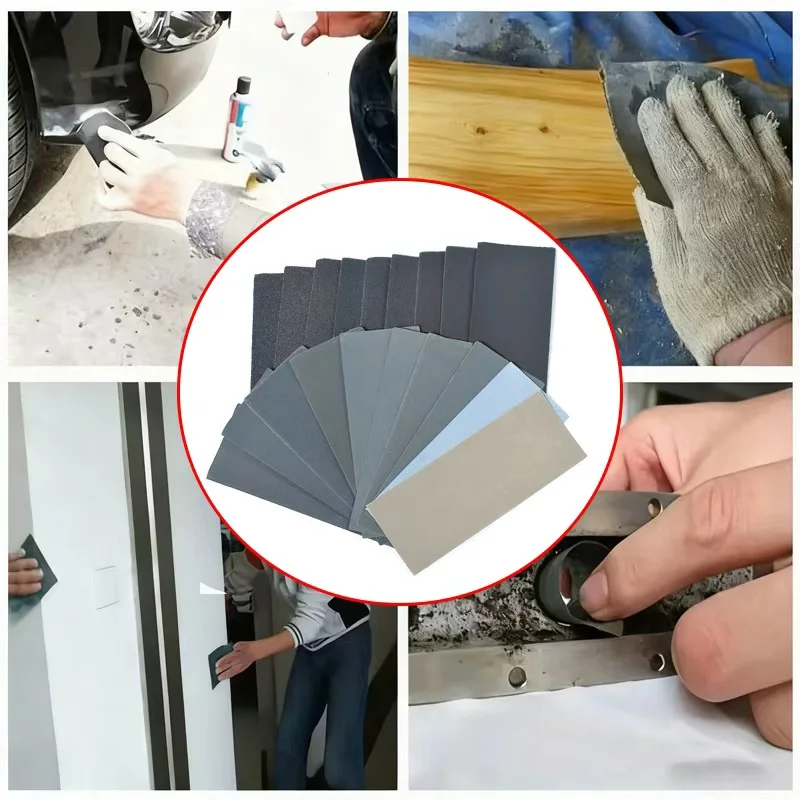 10/20 قطعة مجموعة ورق الصنفرة الرطب/الجاف 60-10000 حصى تلميع جلخ الرملي ورقة للخشب معدن أثاث السيارات أدوات إصلاح #2