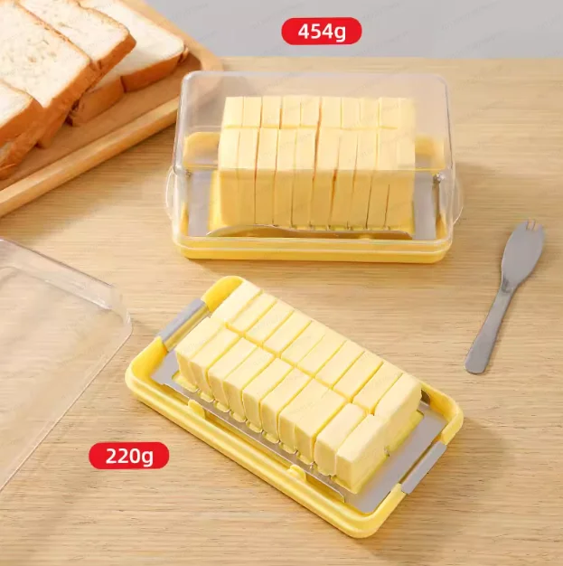 Butter cutting box Storage box Refrigerator frozen cheese cheese slices Butter cheese cut into pieces Fresh storage box