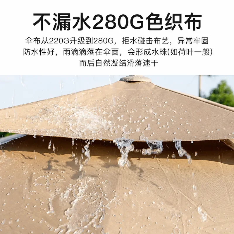 Outdoor Double Head Roman Parasol Large Sun Umbrella for Courtyard Terrace Hotel Patio Garden Shade Swing Room Decoration