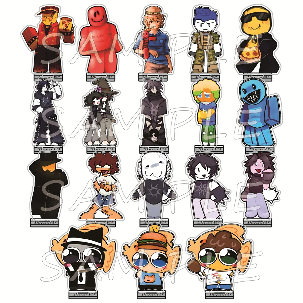 Forsaken 13cm Acrylic Stand Figures Keychain Desktop Tabletop Ornament Game Fans Collectible Gift