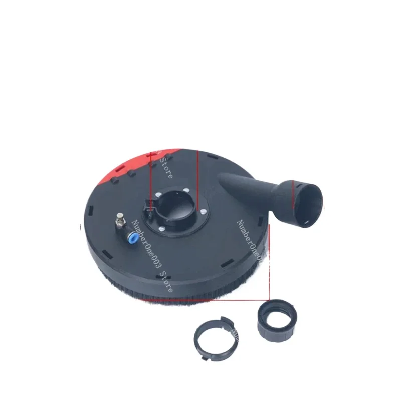 Angle Grinder Dust Cover Dust-free Grinding Cover Concrete Hand Grinder Vacuum Cleaner 100/125/150 Type 4 Inch 5 Inch
