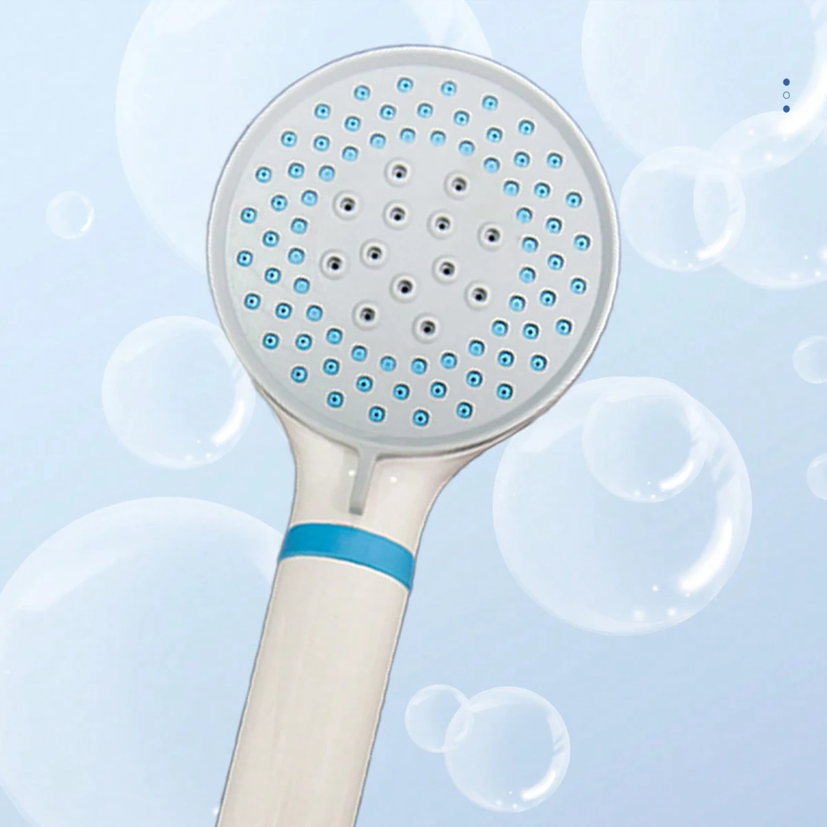 White TPR shower head, supercharged shower head super strong shower head