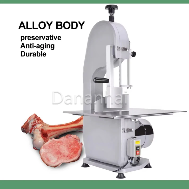 

Electric Commercial Bone Sawing Machine Desktop Frozen Pork Chops Cutter for Kitchen Restaurant Meat Cutting