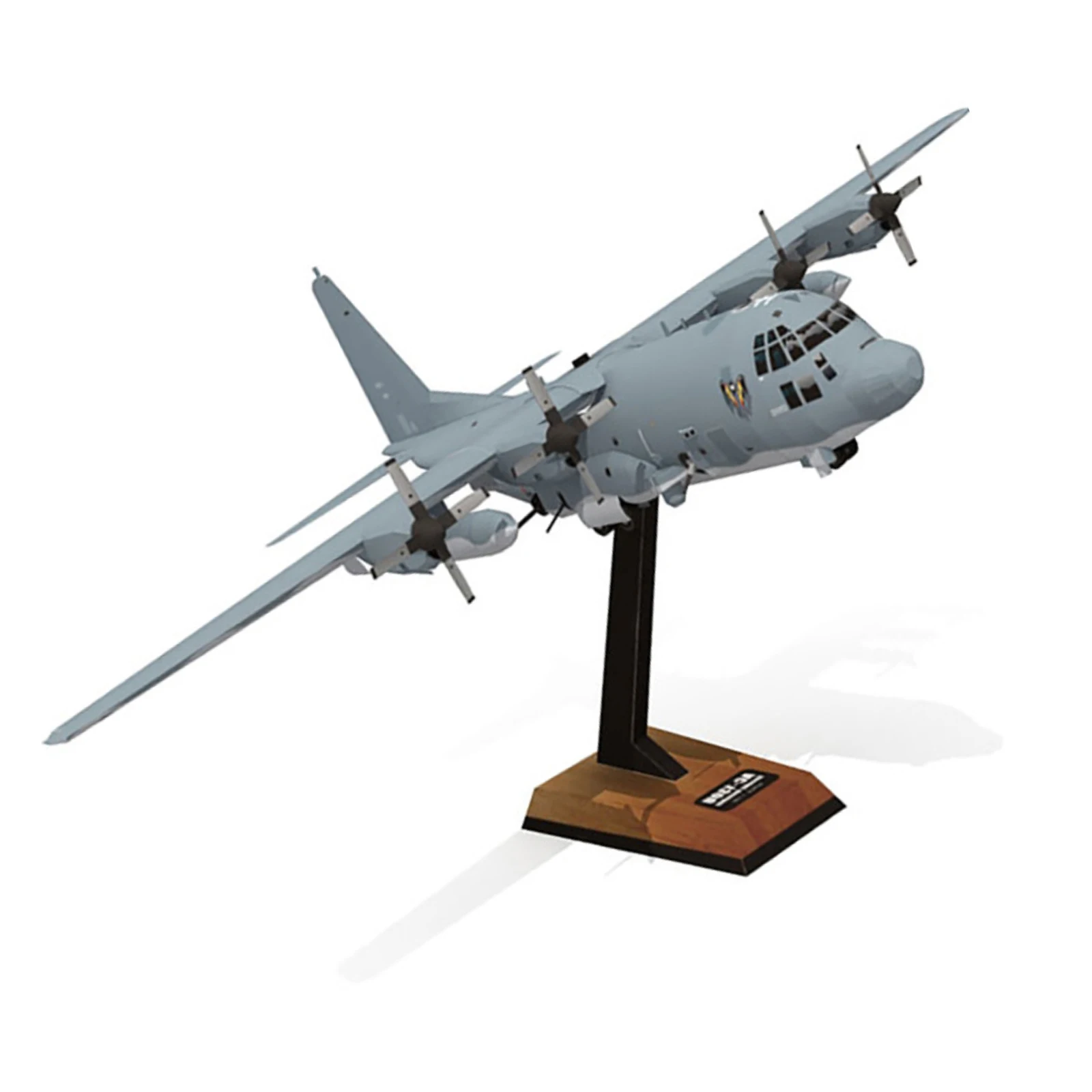 حار جودة عالية لتقوم بها بنفسك 1:100 العسكرية Lockheed AC-130U شبح الجوي حربية الطائرات ورقة نموذج العسكرية المقاتلة ورقة نموذج