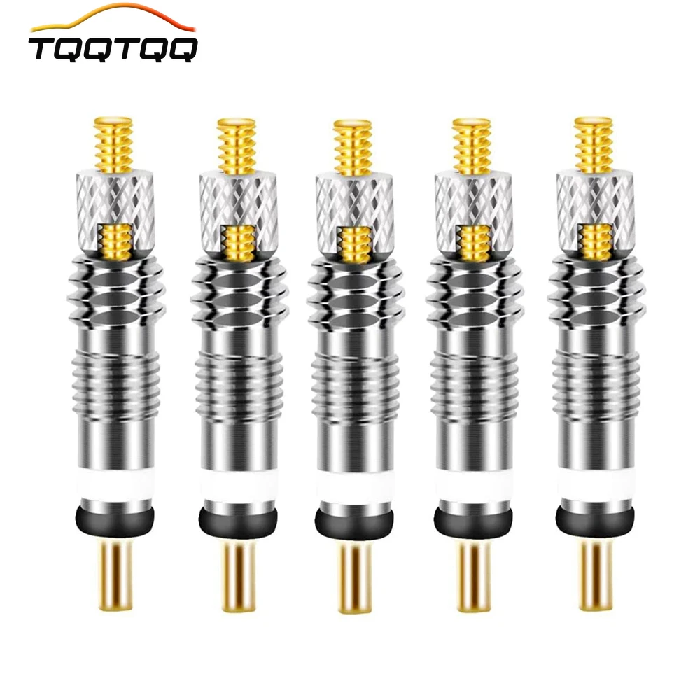 

5Pcs/Lot Presta Valve Core Bike Replacement Brass Tubeless Core for Tubeless Road MTB Bike, Stan's, Vittoria, Continental, Kenda