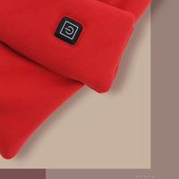 Electric Heated Scarf USB Charging Neck Heating Pad Cold-Proof Thermal Neck Wrap Warmer Washable for Climbing Hiking Cycling