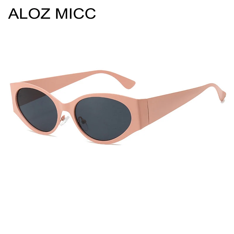 

ALOZ MICC Retro Cat Eye Sunglasses Women Fashion Brand Designer Alloy Eyewear Shades UV400 Men Trending Rivets Punk Sun Glasses