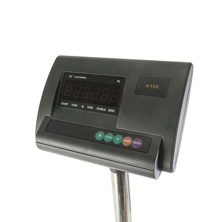 High Quality A12E Black Portable 600KG Floor Bench Platform Scales for Industrial Weighing