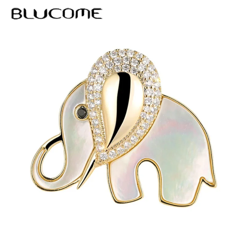 

Женское и мужское ювелирное изделие Blucome, маленькое украшение в виде животного, новинка 2023