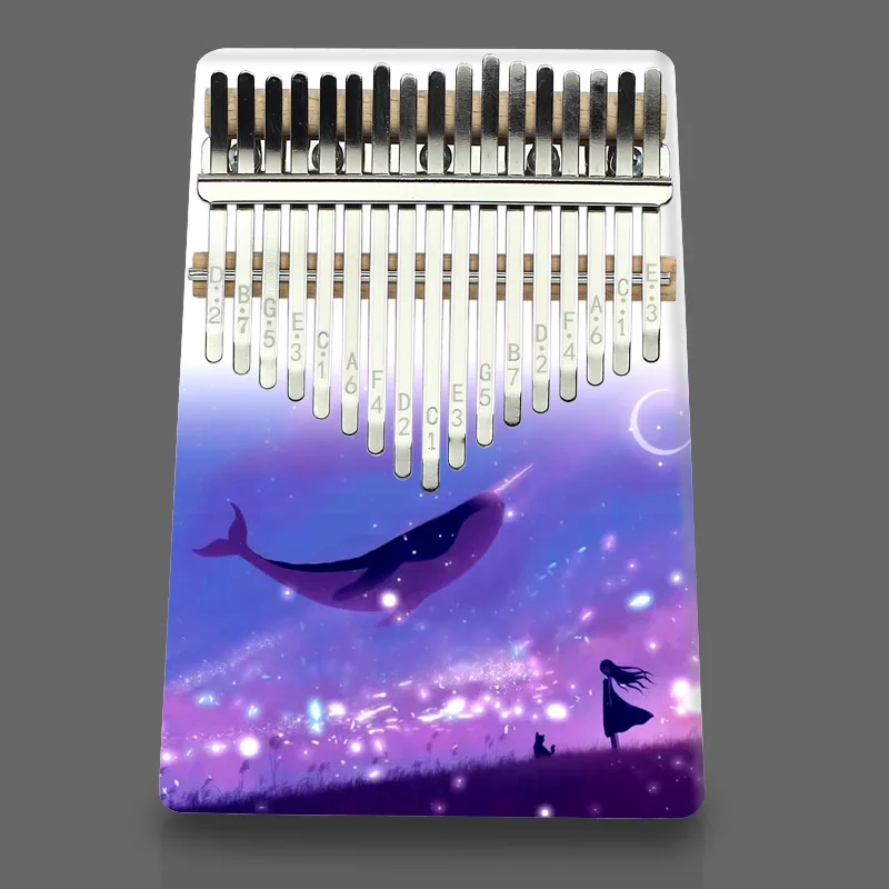 17-Tone Kalimba Thumb Piano Color Finger Piano Finger Piano Cross-border