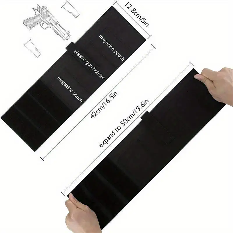 Universelles Knöchel-Beinholster Pistolen-Tasche Verdecktes Trageholster Rechts Links Beinriemen Waffen-Outdoor-Ausrüstung – Detail 2