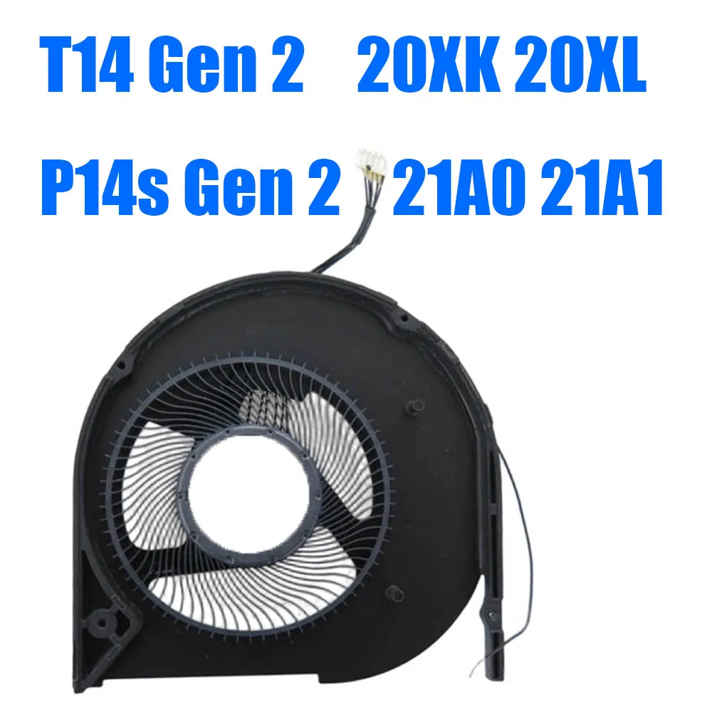 For Lenovo For ThinkPad T14 Gen 2 20XK 20XL P14s Gen 2 21A0 21A1 DC5V For Delta Manufacturers Laptop CPU Fan