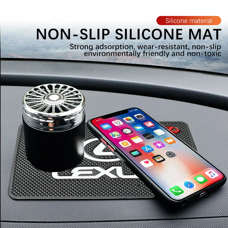 Автомобильный нескользящий коврик, противоскользящие подушечки из ПВХ, держатель для приборной панели автомобиля, Стайлинг автомобиля, задний вид для Lexus ES250 ES300 35 RX300 LX450 LX470 LX570 Автомобильный нескользящий коврик, противоскользящие подушечки из ПВХ, держатель для приборной панели автомобиля, Стайлинг автомобиля, задний вид для Lexus ES250 ES300 35 RX300 LX450 LX470 LX570