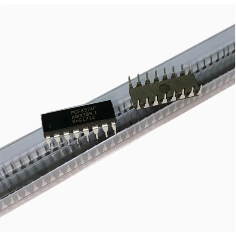 1-10 Buah PCF8574P DIP-16 PCF8574 Remote 8-Bit I/O Expander untuk I2C-bus Antarmuka I/O Extender Chip IC