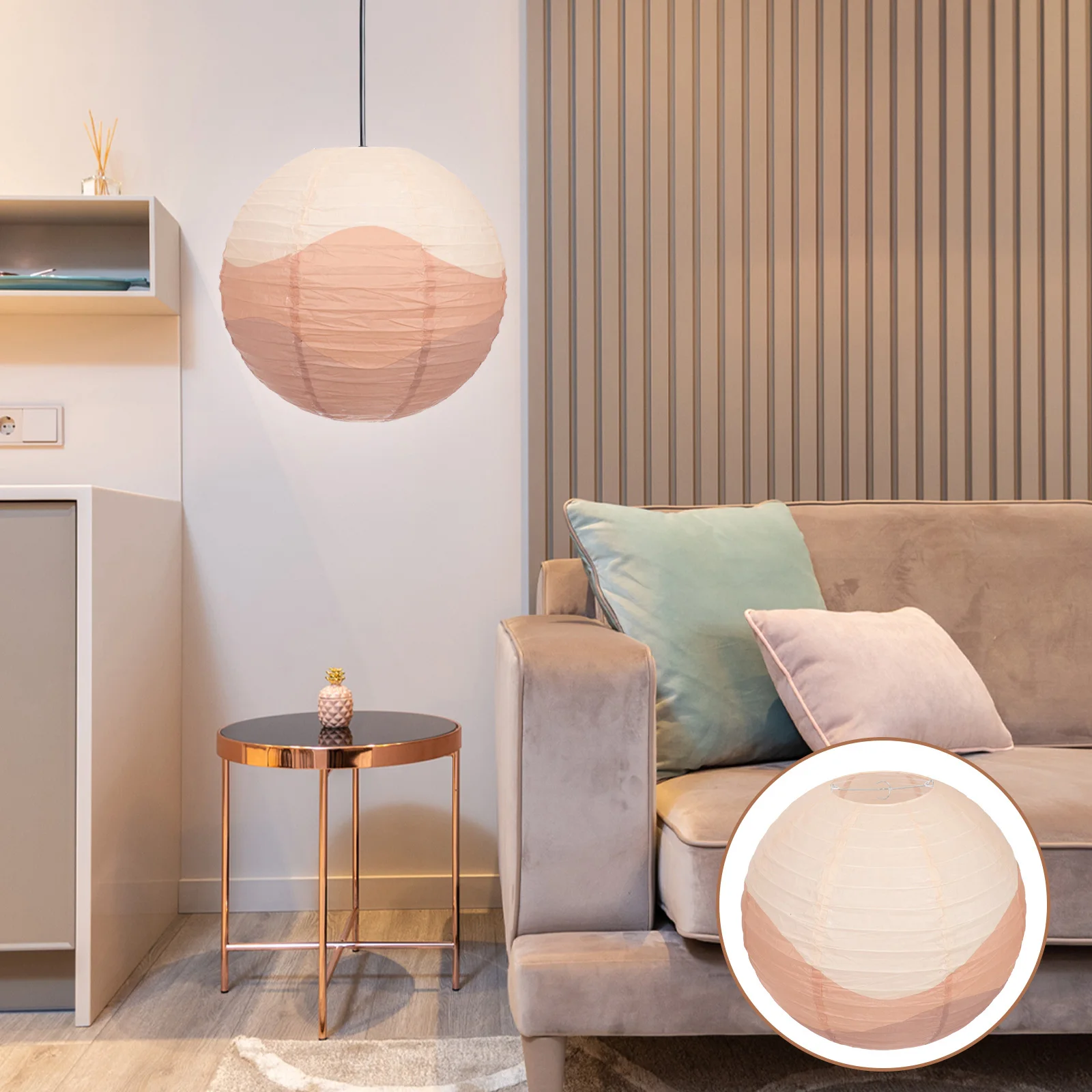 

Paper Lantern Replacement Lamp Lamp Shade Vintage Indoor Light Cover Decorative Pendant Shade Home Store Restaurant