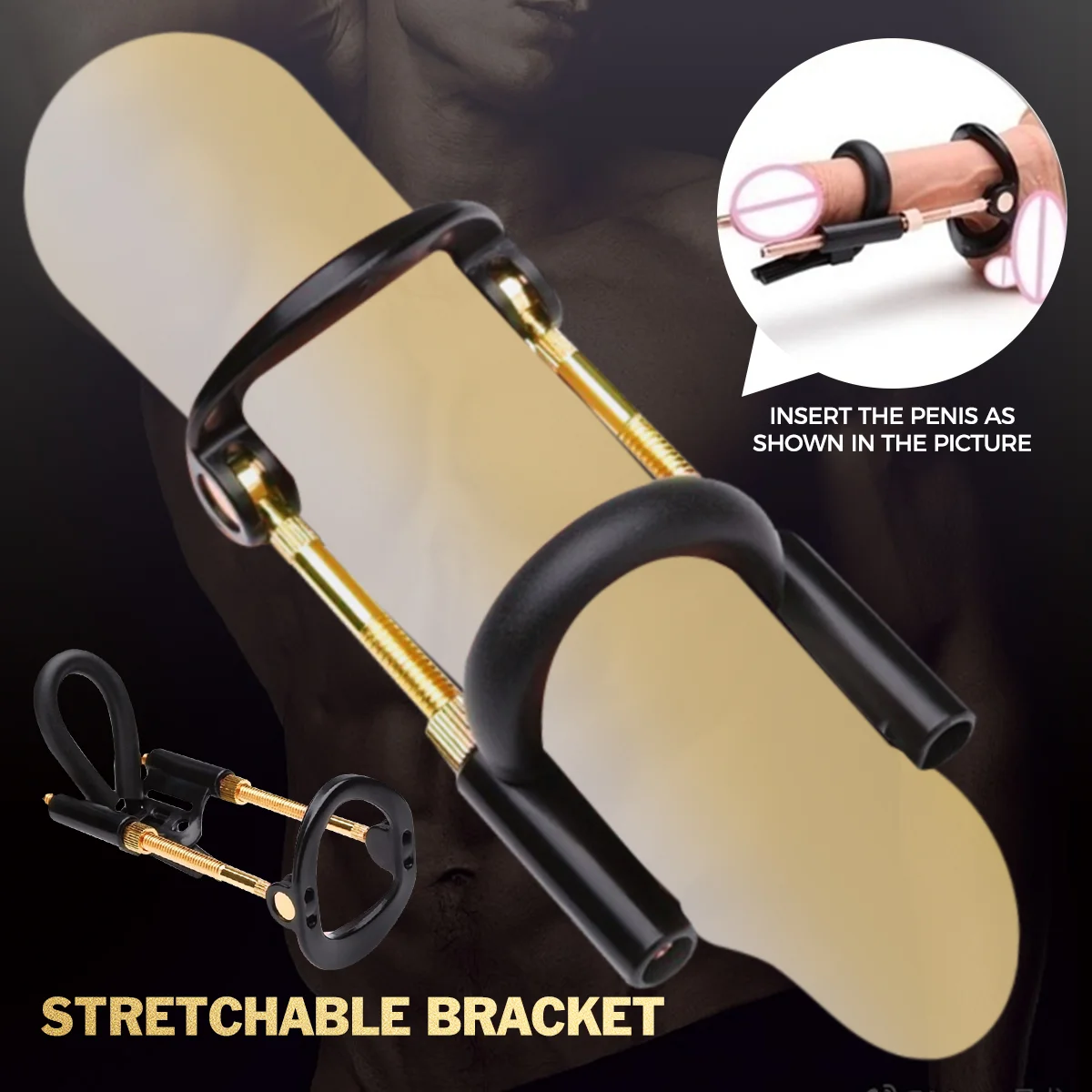 Penis Extender Penis Stretcher Enlarge Device Male Penis Exercise Strap Penis Growth Sex Toys for Men Delay Lasting Trainer