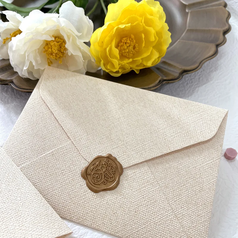 30pcs/lot 19x13cm Envelopes for Wedding Invitations Business High-grade 250g Texture Paper Stationery Supplies Storage Bag