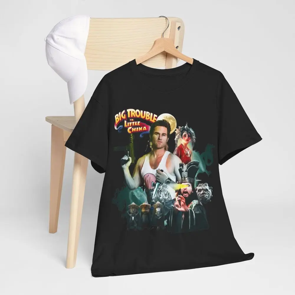 Big Trouble in Little China 1986 Film-T-Shirt, Unisex-T-Shirt aus schwerer Baumwolle