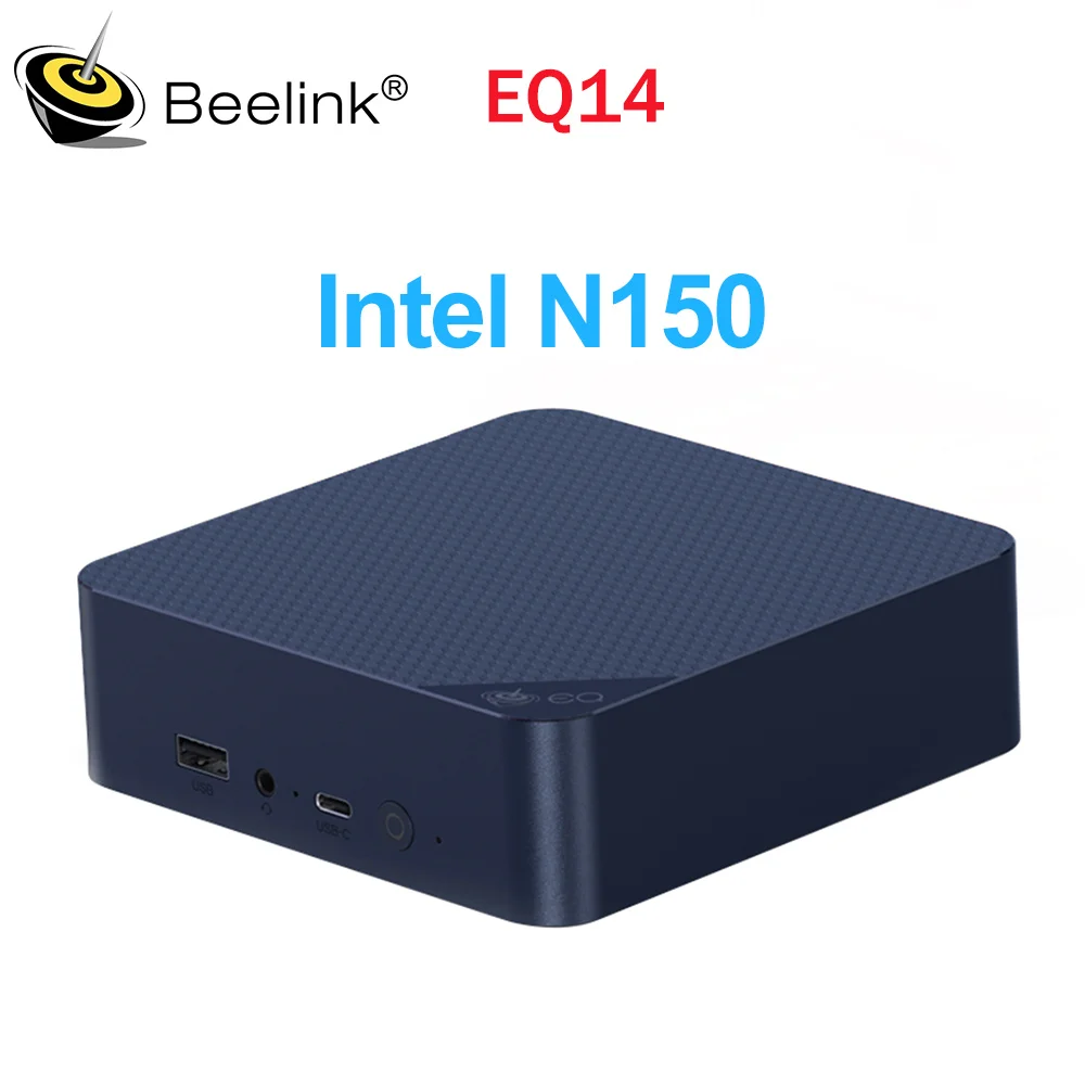 New Beelink EQ14 Intel Lake-N150 Max Turbo 3.6GHz Mini PC 16GB DDR4 3200MHz Desktop Office Computer VS Mini S12 Pro N100 T8 Pro