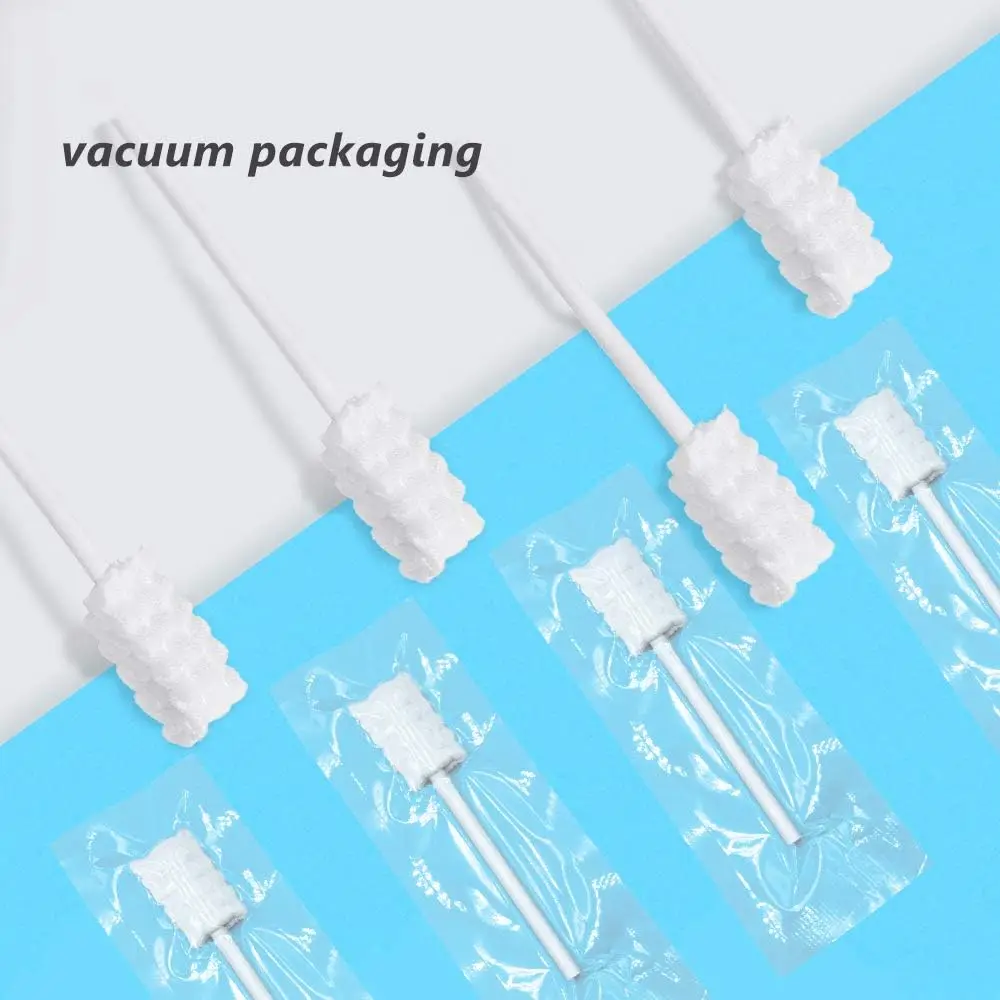 120 pcs Baby Oral Disposable Cleaner Newborn Milk Teeth Gauze Toothbrush Oral Cleaning Stick Baby Tongue Washing Tongue Artifact