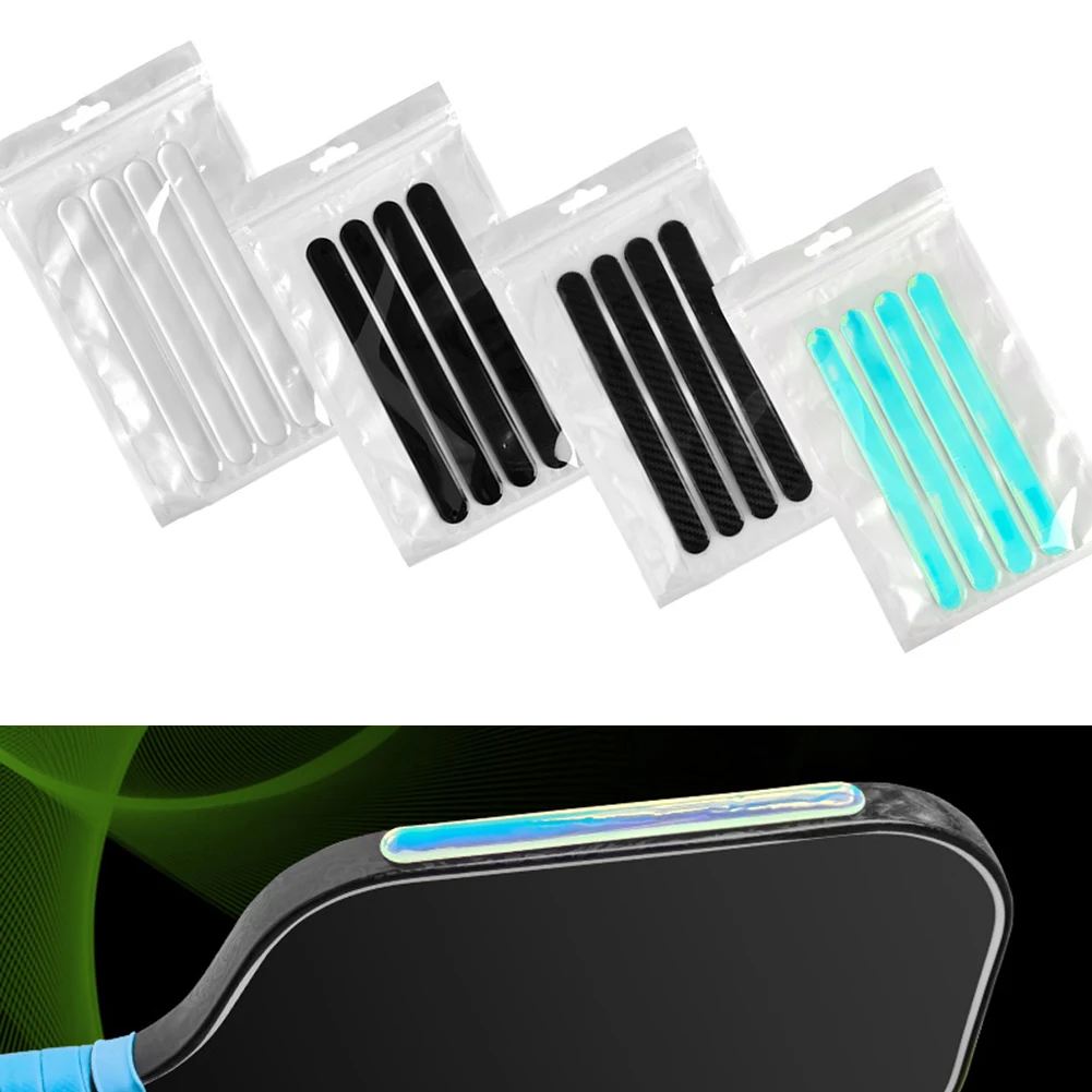 

4pcs Pickleball Paddle Weighted Strips 50x15mm/3.5g Counterweight Anti-collision Strips Pickleball Racket Edge Protector