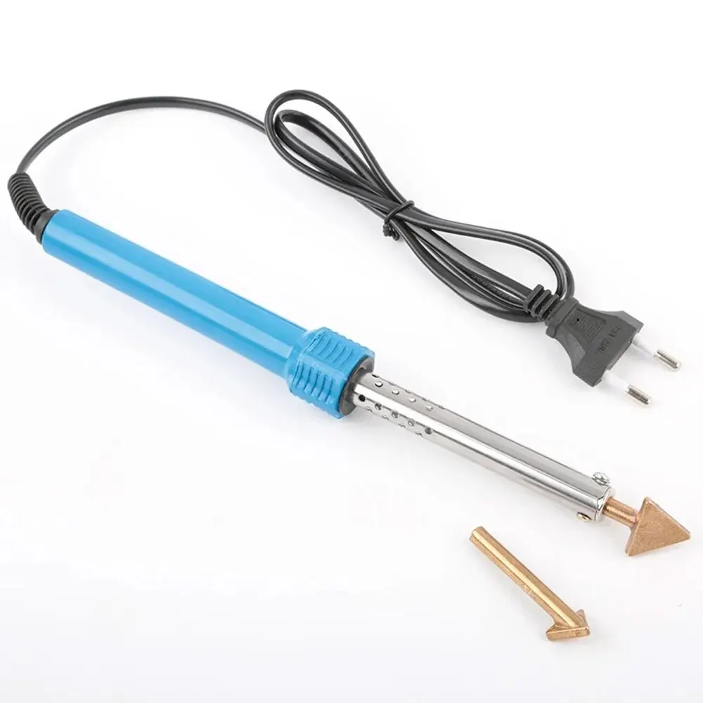 Portable 80W Car Plastic Welding Hot Iron Stand and Wire Brush Repair Kit Auto Bumper Dashboard Kayak Canoe Repairs