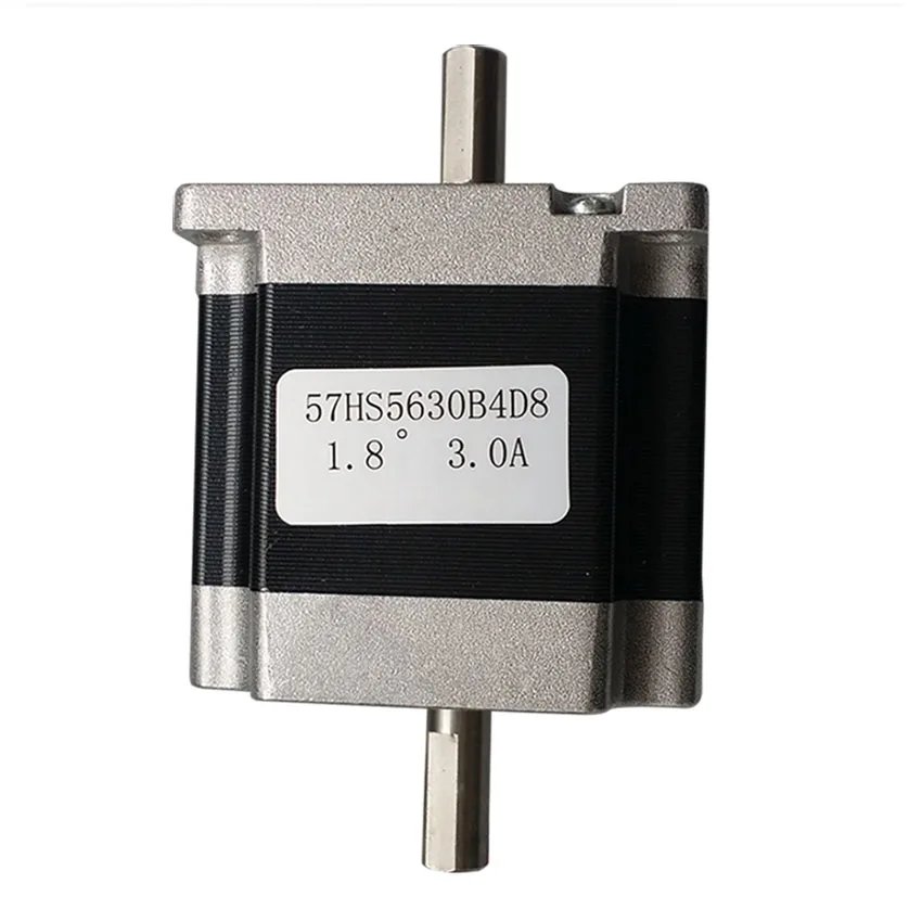 Dual Shaft CNC Stepper motor 57x56 57 stepper motor D=8mm 3A 1.2N.m double shaft stepping motor