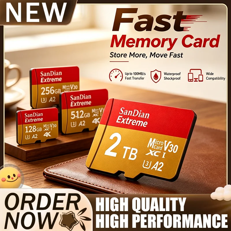 2026 HOT SALE 1TB Micro TF/SD Card Memory Card 128GB   Mini Memory Card Class10 For Camera/Phone