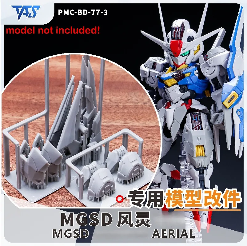 TAS PMC-BD-77-3 3D Printed Styling Hands Conversion Parts Fit MGSD XVX-016 AERIAL Model Replacement Detail Hobby Accessories