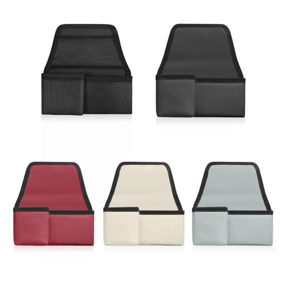 

Универсальный органайзер для автомобиля на окно или дверь, 2 кармана, кожаный, многофункциональный, удобный подстаканник-подлокотник