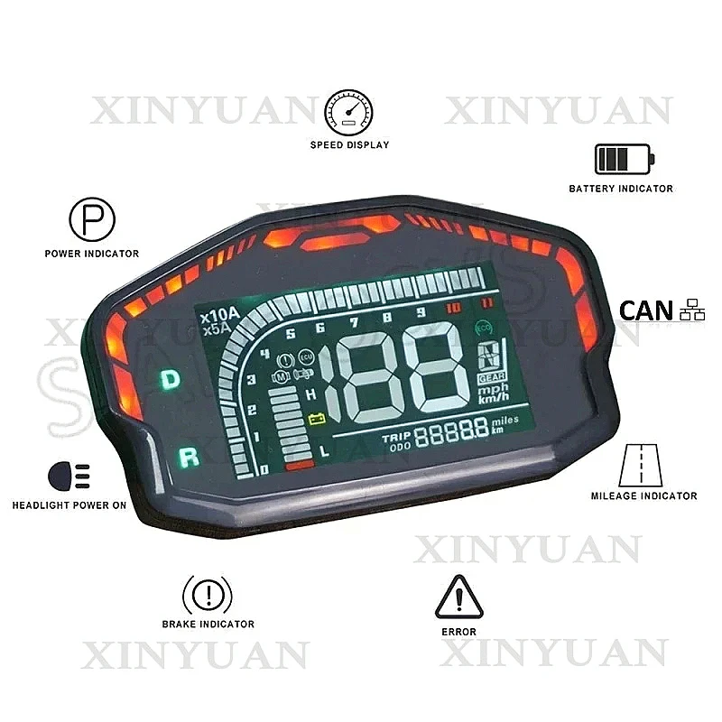 IPM Mid Drive Motor & Controller Kit 4KW-7500W 72V For Electric ATV Go Kart