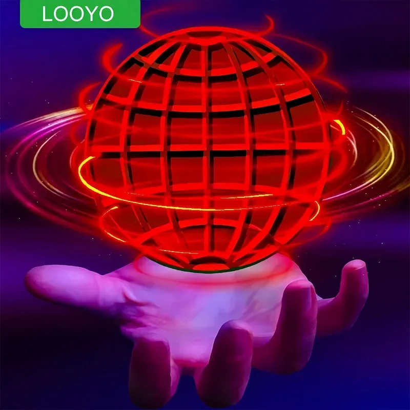 

Flying Ball Spinner Boomerang Flyorb Magic With LED Lights Drone Hover Fly Ball Stress Release Fidget Toys Kids Christmas Gifts