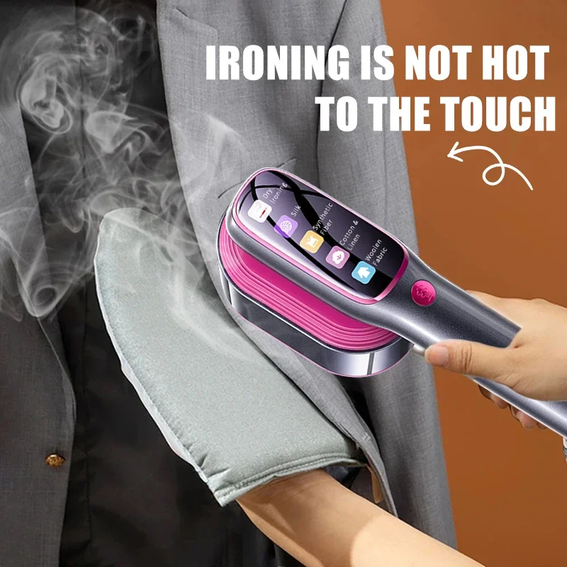 Portable Steamer Iron Steam Hanging Iron Professional Handheld Ironing Machie Household Heating Garment Steamer Clothing Surface image 6