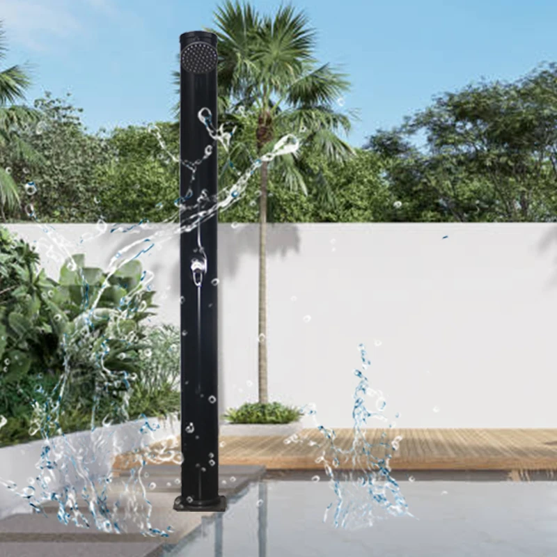 Wholesale of New Materials Outdoor Pool Shower Foot Washer Solar Pool Shower 40L With Thermostatpromote sales