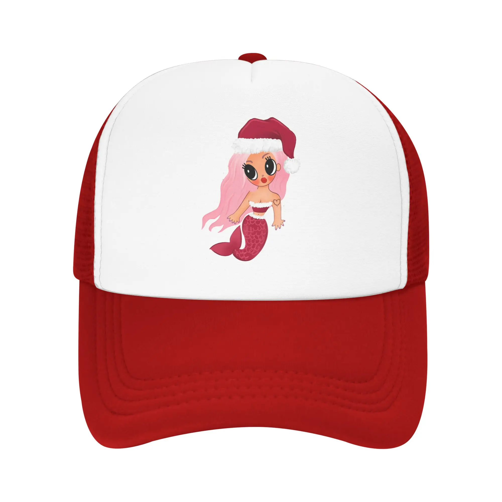 Karol G mermaid christmas, manana sera bonito Mesh Baseball Cap Outdoor Trucker Worker Cap  Adjustable Trucker Cap