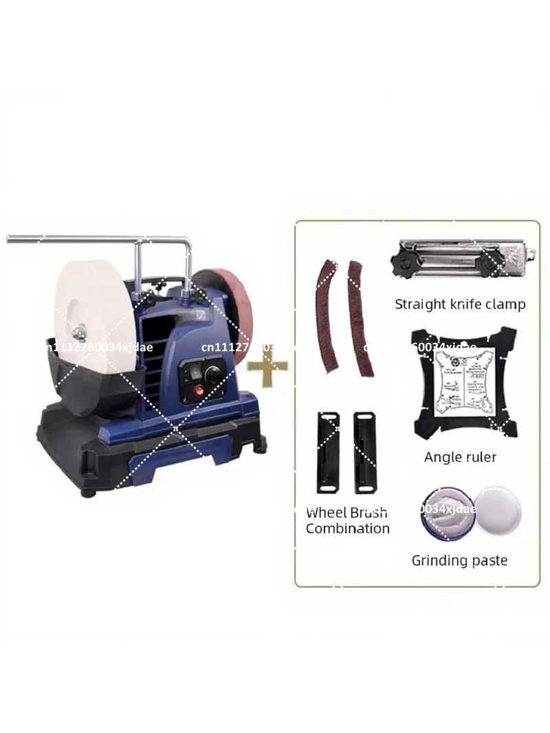 Electric Sander 220V Water-Cooled Knife Sharpener Desktop Sharpening Tool with Sharpening Stone for Home Use