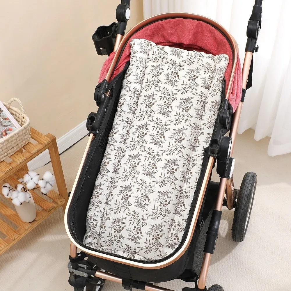 

Washable Cartoon Baby Stroller Cushion Rabbit Flower Trolley Mattress Soft Square Baby Seat Cushion Kids
