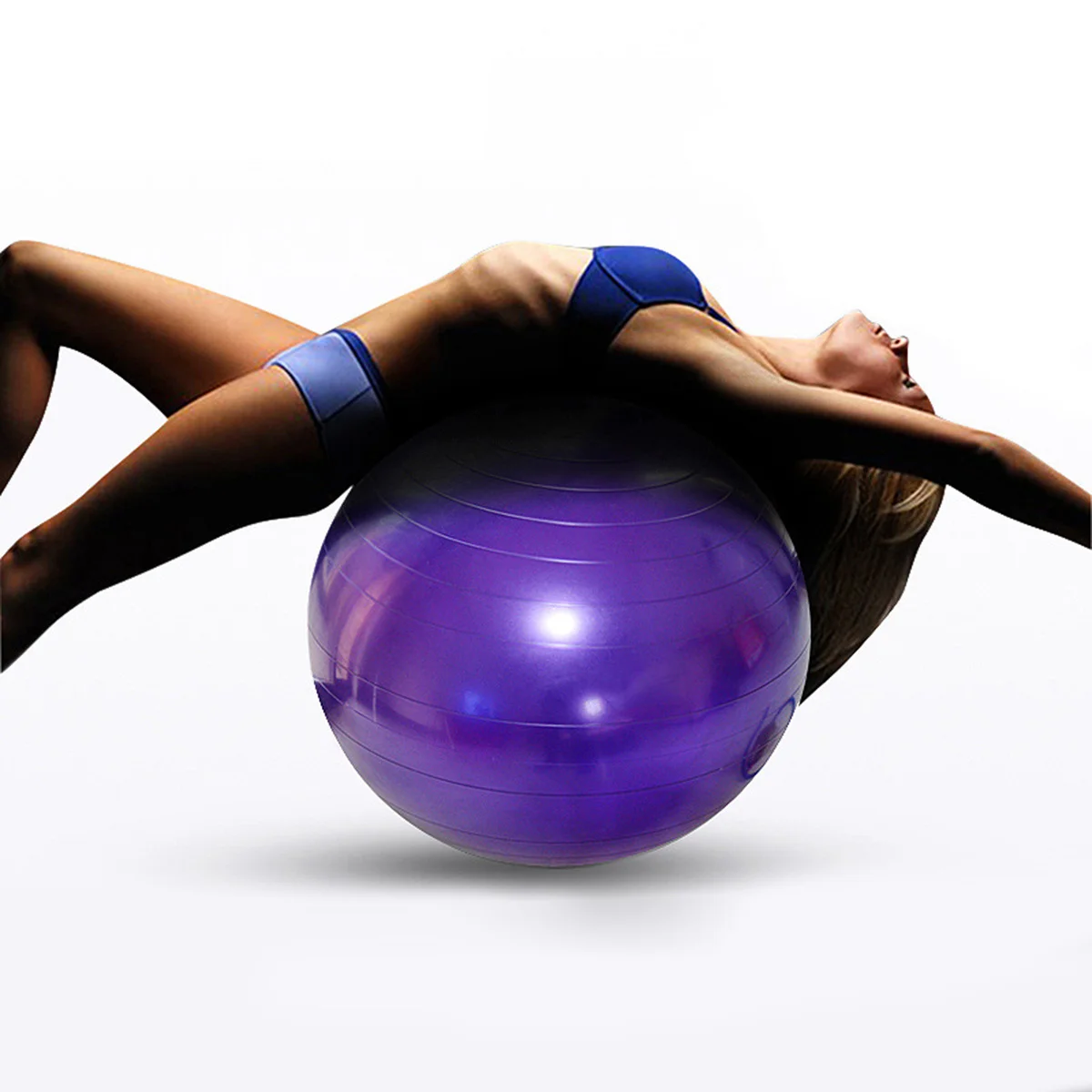 

75Cm 900G Anti-Burst Yoga Ball Fitness Exercise Tool For Home Gym Pilates Workout Balancing Training Device Pvc Pilates